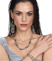 Earrings Misis Woman BOUQUET in Silver Cristallo OR10029 - OR10029